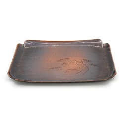 Set 5 copper Japanese food trays JC13 view 6