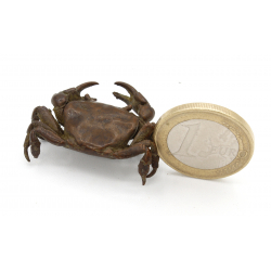 Japanese copper-bronze tenpai 119 crab view 2