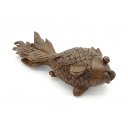 Japanese copper-bronze tenpai 136 goldfish -shubunkin- view 3