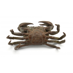 Japanese copper-bronze tenpai 143 crab view 3