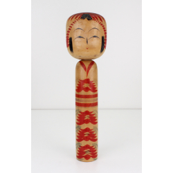 Muñeca japonesa antigua kokeshi XXL 64