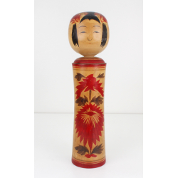 Muñeca japonesa antigua kokeshi XXL 66