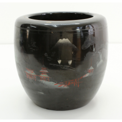 Hibachi Japanese vase A015