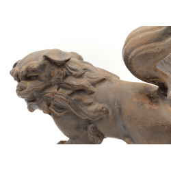 Japanese broce Foo lion -Komainu- figure FIG37 view 2