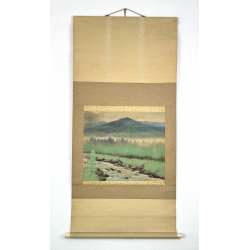 Kakemono old Japanese painting 98 landscape