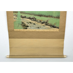 Kakemono old Japanese painting 98 landscape view 4