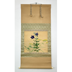 Kakemono old Japanese painting 95 flowers