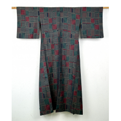 Kimono-yukata antiguo japonés 28 vista 3