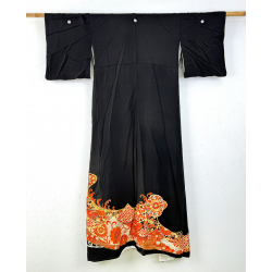 Kimono-yukata antiguo japonés 37 vista 4