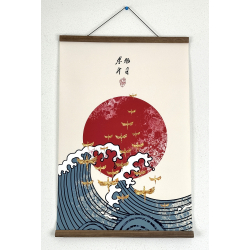 Painting -kakemono- KAK6 wave