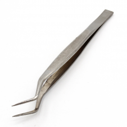 Japanese tilted stainless tweezers 14006  160 mm