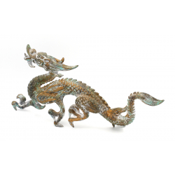 Figura antigua japonesa de bronce FIG41 dragón