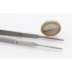 Extra-fine tip stainless tweezers PA-22 180 mm