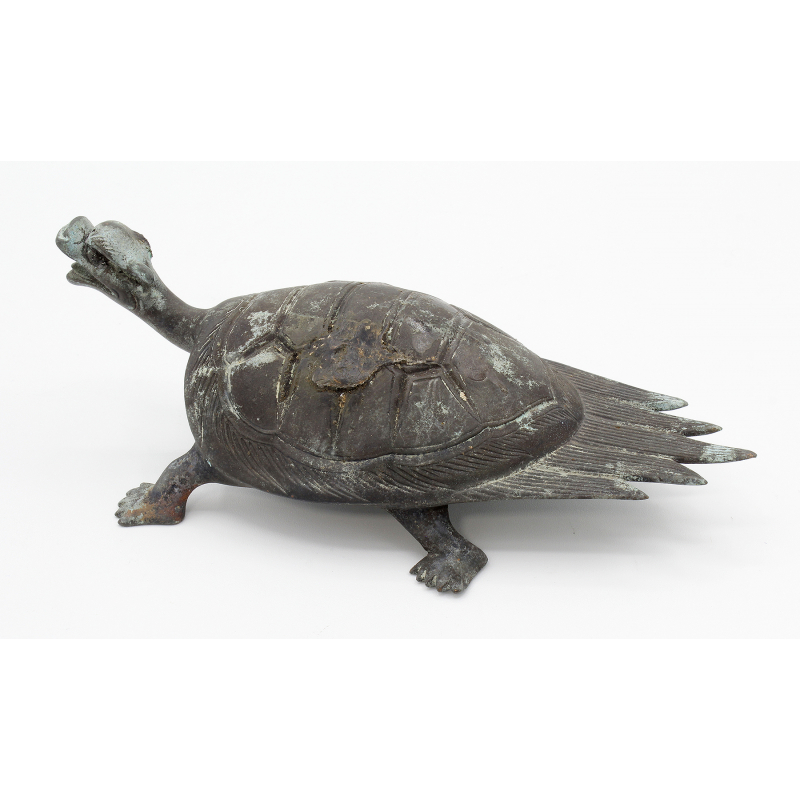 Figura antigua de bronce FIG46 tortuga