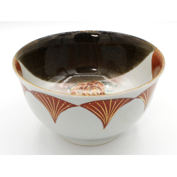 Japanese ceramic Kutani bowl BO-1 view 3